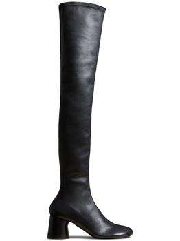 Khaite | 45mm Admiral Leather Over-the-knee Boots商品图片,额外7折, 额外七折