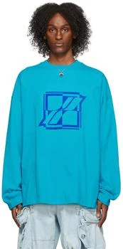 推荐Blue Logo Embroidered T-Shirt商品