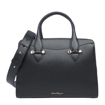 菲拉格慕包, Salvatore Ferragamo | Salvatore Ferragamo 菲拉格慕 女士黑色手提包 21-G925-1684042商品图片 满$100享9.5折, 满折