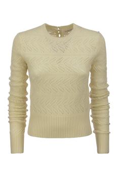 SPORTMAX BRIOSE - Wool and cashmere sweater with punches product img