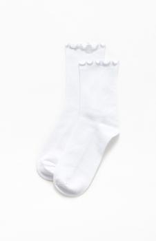 商品White Ruffle Socks图片
