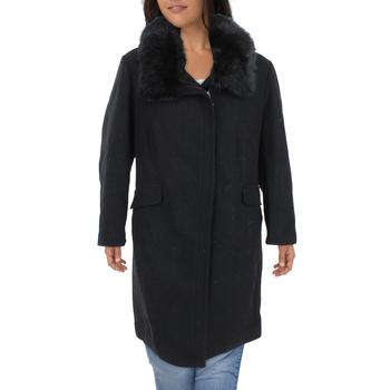 Vince Camuto, Vince Camuto | Vince Camuto Womens Plus Wool Long Wool Coat商品图片 4折