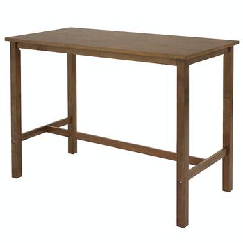 商品Sunnydaze Decor | Sunnydaze Arnold 4 ft Wooden Counter-Height Dining Table Weathered Oak,商家Verishop,价格¥1327图片