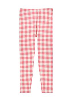 推荐KIDS Pink gingham stretch-cotton leggings商品