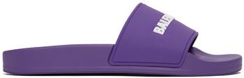 推荐Purple Logo Pool Slides商品