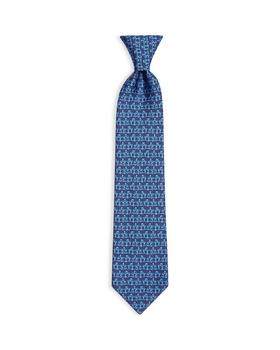 菲拉格慕经典款, Salvatore Ferragamo | Salvatore Ferragamo Men's Flamingo Print Silk Classic Tie商品图片 额外7.5折, 额外七五折