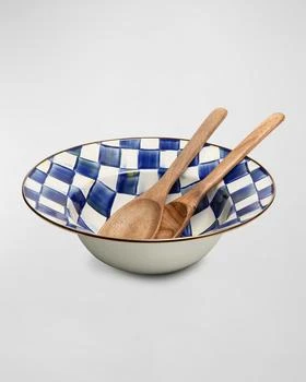 推荐Royal Check Enamel Salad Serving Set商品