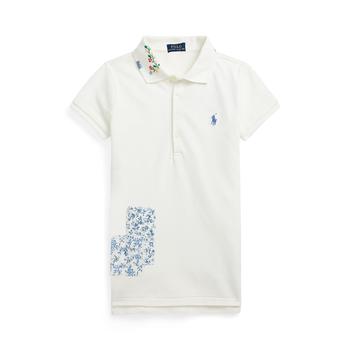 Ralph Lauren | Embroidered Stretch Mesh Polo Shirt (Big Kids)商品图片,7.4折, 独家减免邮费