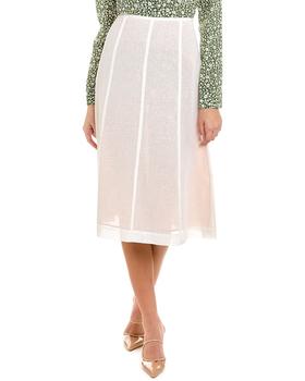 Michael Kors | Michael Kors Linen Crepe Gauze Skirt商品图片,1.8折