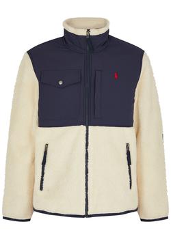 推荐Panelled faux shearling jacket商品