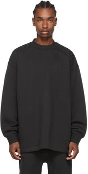 Essentials | Black Relaxed Sweatshirt 