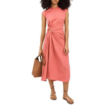 10 Crosby Derek Lam, Derek Lam | Derek Lam 10 Crosby Womens Alba Sleeveless Keyhole Midi Dress商品图片 