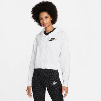 推荐Women's Nike Sportswear Animal Print Logo Full-Zip Fleece Hoodie商品