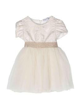 MONNALISA | Monnalisa Cream Dress Baby Girl商品图片,8.3折
