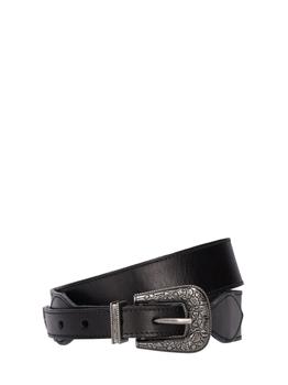ysl腰带, Yves Saint Laurent | 3.5cm Ysl Leather Belt商品图片 