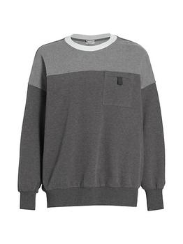 推荐Colorblock Monili-Patch Sweatshirt商品