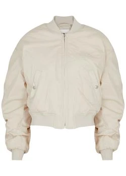 推荐Bessime ruched cotton-blend bomber jacket商品