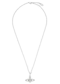 Mini Bas Relief silver-tone orb necklace,价格$111.98