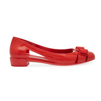 菲拉格慕芭蕾鞋, Salvatore Ferragamo | Ladies Jelly Ballet Flat With Vara Bow商品图片 5.9折