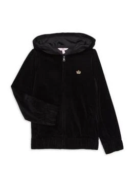 推荐Girls Logo Velour Hoodie商品