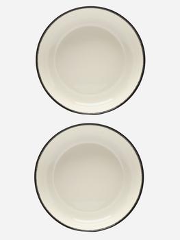 商品Serax | X Ann Demeulemeester set of two porcelain dishes,商家MATCHESFASHION,价格¥574图片