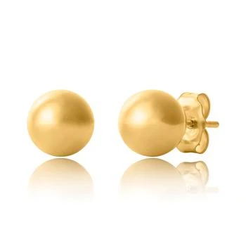 MAX + STONE | 14K Yellow Gold 6MM Ball Studs,商家Premium Outlets,价格¥236