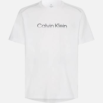 Calvin Klein | Calvin Klein Performance Men's Logo T-Shirt - White - S商品图片,额外6折, 额外六折