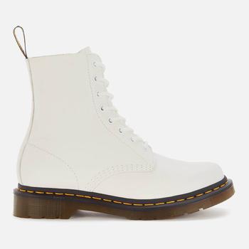 dr. martens pascal wanama, Dr. Martens | Dr. Martens Women's 1460 Pascal Virginia Leather 8-Eye Boots - Optical White商品图片 