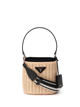 Prada | Prada Wicker Bucket Bag商品图片,额外8.5折, 额外八五折