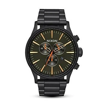 Nixon | Nixon Men's Bracelet Watch - Sentry Chrono Green & Black Dial | A3861032 2.8折×额外9折x额外9折, 额外九折