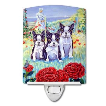 Caroline's Treasures | Boston Terrier Trio Ceramic Night Light,商家Verishop,价格¥205