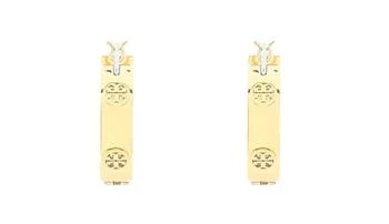 Tory Burch | Tory Burch Miller Double T Stud Hoop Earrings 5.4折, 独家减免邮费