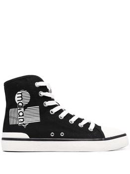 Isabel Marant | ISABEL MARANT ribbed-toe cap high-top sneakers商品图片,