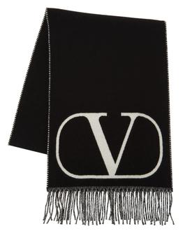 推荐V Logo Intarsia Wool & Cashmere Scarf商品