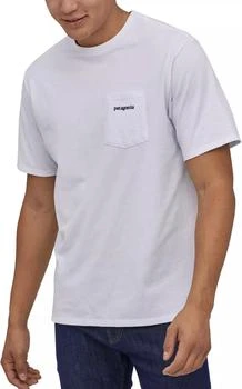 Patagonia | Patagonia Men's Line Logo Ridge Pocket Responsibili-Tee Short Sleeve T-Shirt 6折, 独家减免邮费