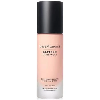 bareMinerals BAREPRO 24HR Wear Skin-Perfecting Matte Liquid Foundation Mineral SPF 20, 1 oz.