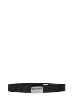 Burberry | Regular belts Fabric Gray Black商品图片,7.1折