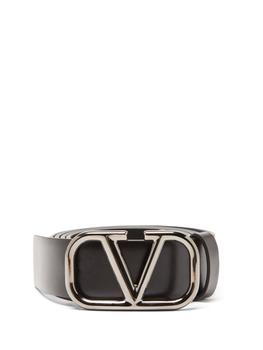 推荐V-Logo leather belt商品