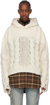 amiri卫衣真假, AMIRI | Off-White Wool Hoodie商品图片 