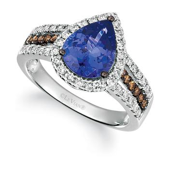 商品Le Vian | Blueberry Tanzanite (2 ct. t.w.) & Diamond (5/8 ct. t.w.) Ring in 14k White Gold (Also available in 14K Rose Gold and 14K Gold),商家Macy's,价格¥46092图片