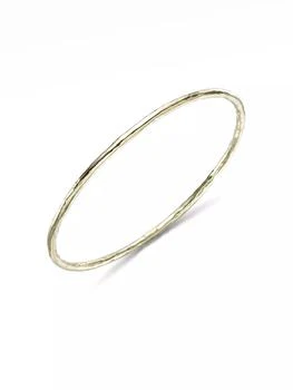 Ippolita | Classico Thin 18K Yellow Gold Hammered Bangle Bracelet,商家Saks Fifth Avenue,价格¥8075