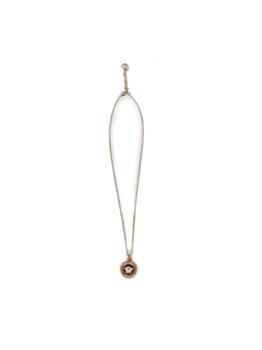 推荐Versace Logo Plaque Chained Necklace商品