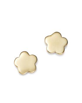 商品Moon & Meadow | 14K Yellow Gold Flower Stud Earrings,商家Bloomingdale's,价格¥1221图片