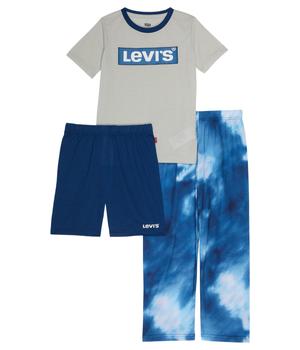 商品Levi's | Pajama Three-Piece Set (Little Kids/Big Kids),商家Zappos,价格¥128图片