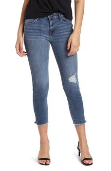 Kensie是什么牌子, Kensie | Vented Hem Distressed Skinny Jeans商品图片 2.4折