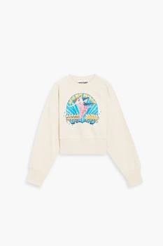 Moschino | Printed French cotton-blend terry sweatshirt 4.4折×额外7.5折, 额外七五折