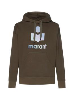 女士Isabel Marant, Isabel Marant | Isabel Marant Logo Printed Drawstring Hoodie商品图片 7.6折