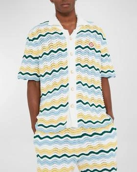 推荐Men's Boucle Wave Camp Shirt商品