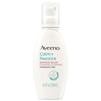 Aveeno | Calm + Restore Redness Relief Foaming Facial Cleanser Fragrance Free商品图片,