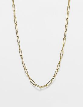 推荐Hey Harper Bermuda waterproof stainless steel link chain necklace in gold商品